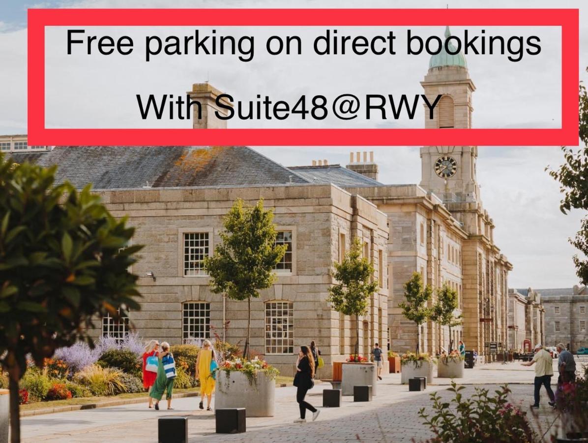 Rwy Suite48 Luxury Suite With Optional Parking Plymouth Exteriör bild